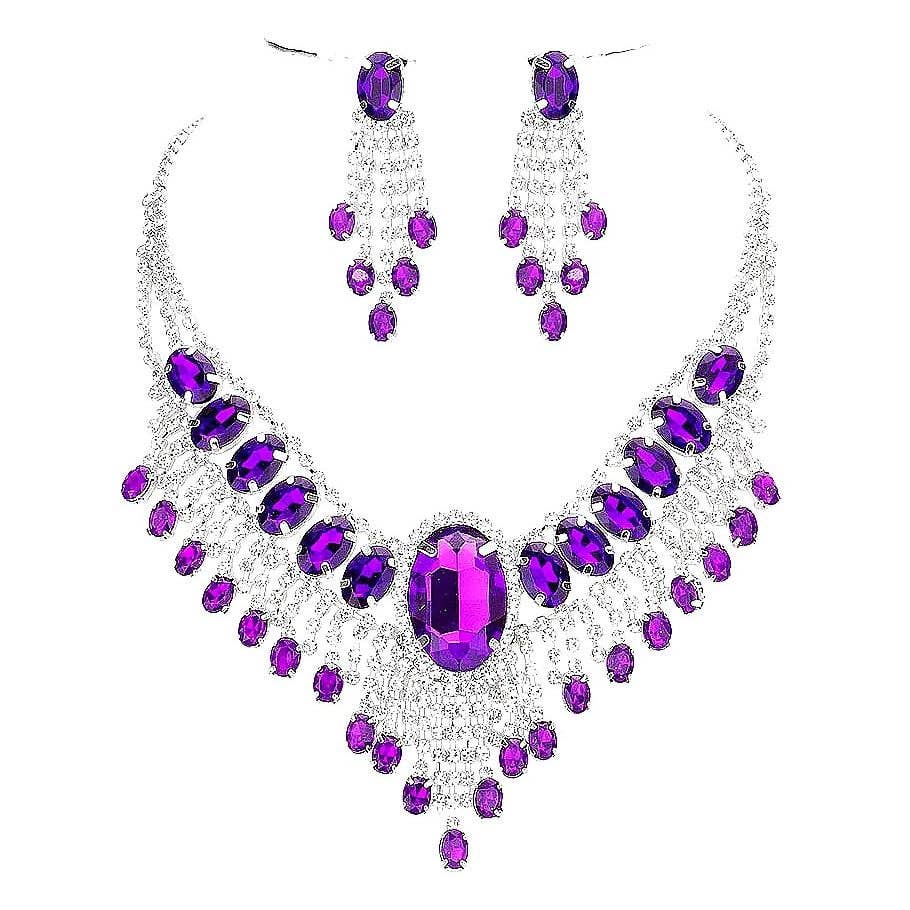Bohemian Gatsby Theme Statement Necklace Set