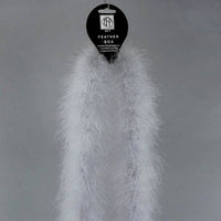 Marabou Feather Boa - Mediumweight - Silver