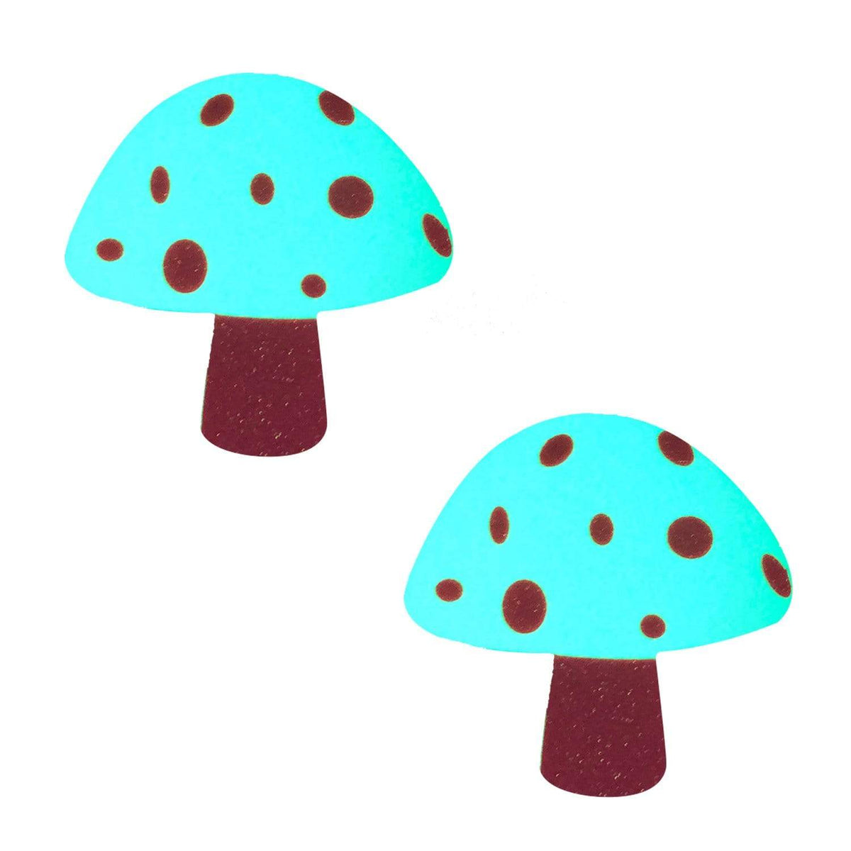 GLO Trippy Blacklight Shroom Nipple Cover Pasties