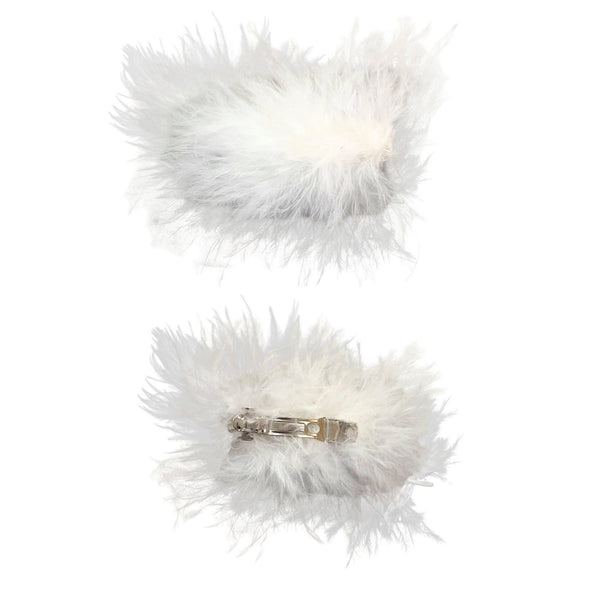 Feather Barrettes