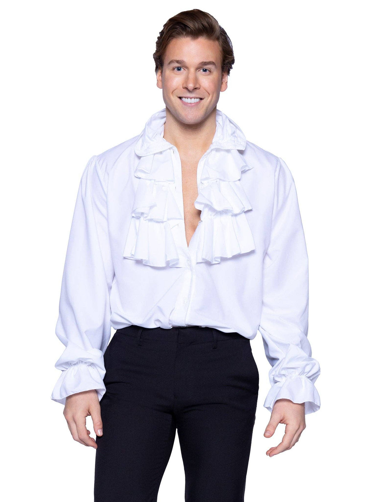 Men's Ruffle Front Shirt