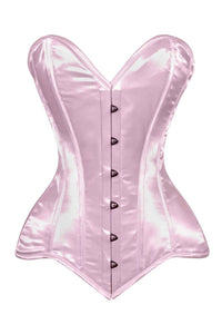 Pink Satin Corset