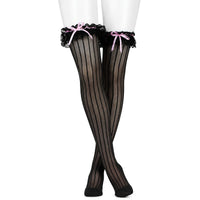Striped Thigh Highs