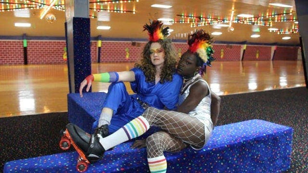 Rainbow Feather Mohawk-Coque