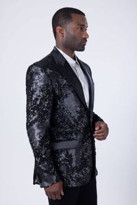 Baroque Sequins Luxury Blazer