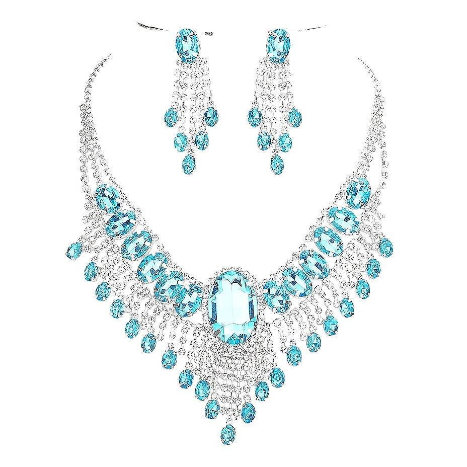 Bohemian Gatsby Theme Statement Necklace Set