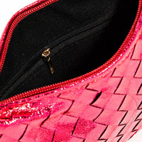 Basket Weave Hobo Handbag