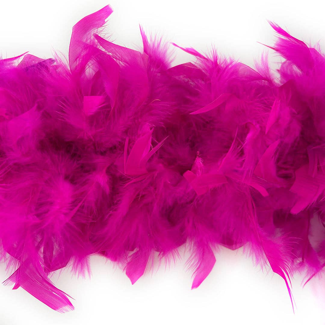 Chandelle Feather Boa - Medium Weight - Very Berry