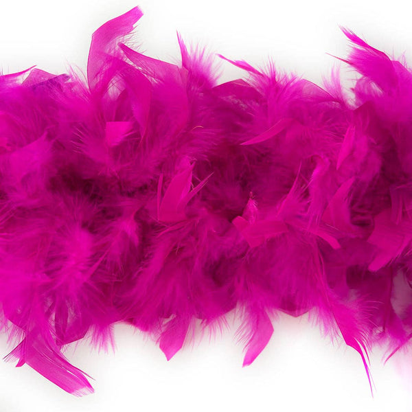 Chandelle Feather Boa - Medium Weight - Very Berry