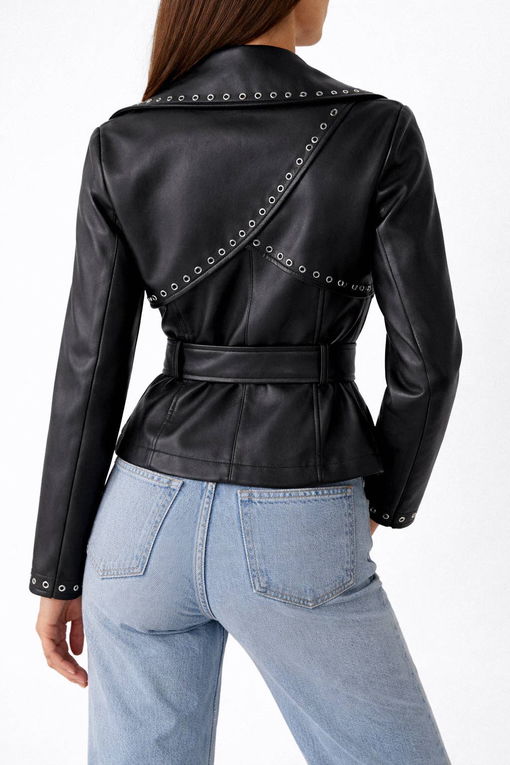 Leather Wrap Jacket