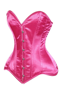 Hot Pink Satin Corset