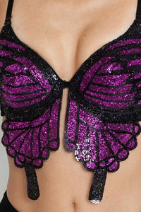 Glitter Butterfly Top
