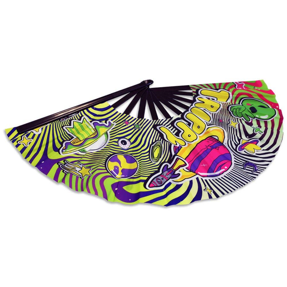 Trippy X-Large Hand Fan