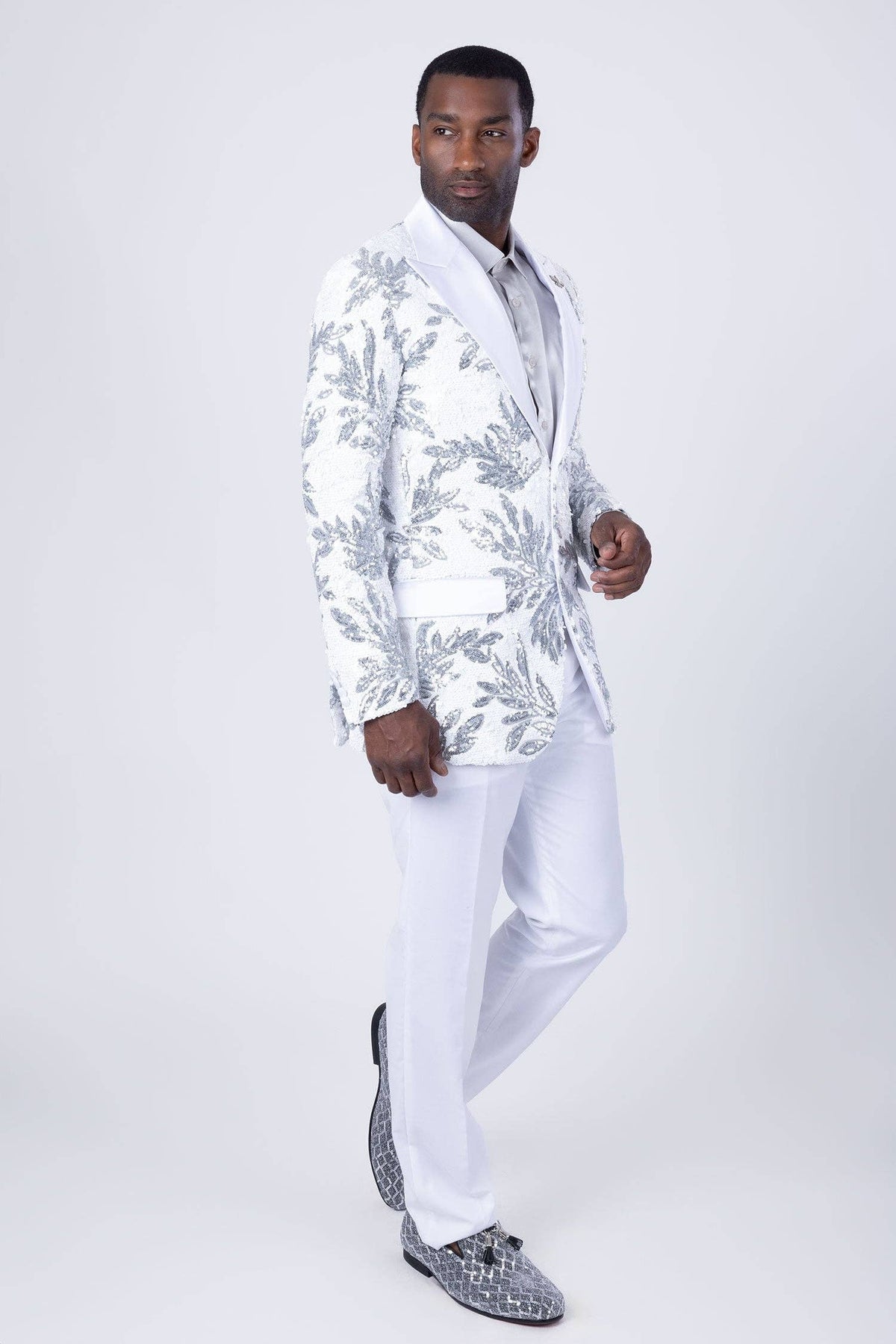 Baroque Sequins Luxury Blazer