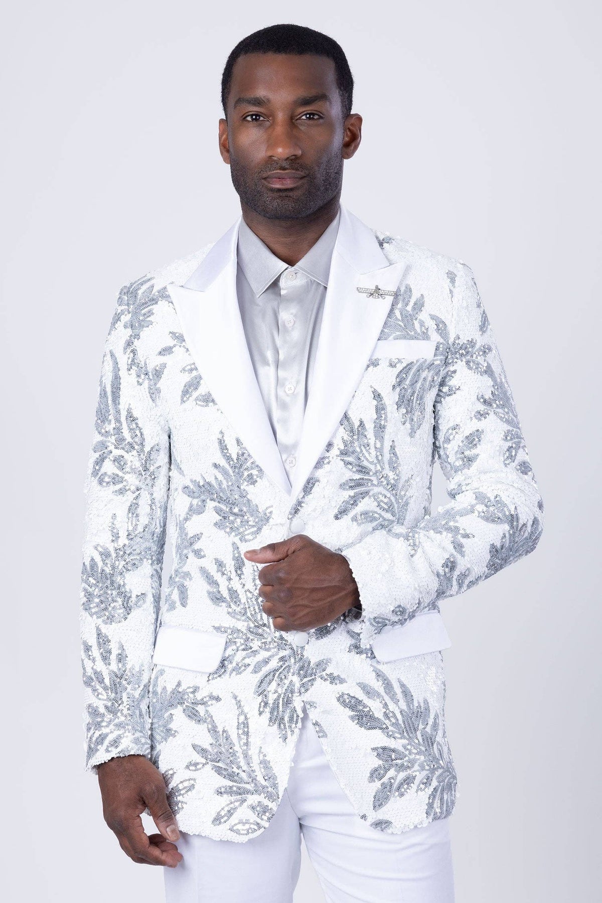 Baroque Sequins Luxury Blazer