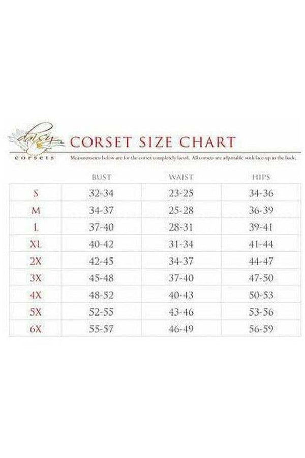 Black Buckle Curvy Corset