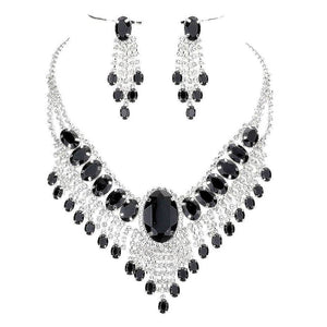 Bohemian Gatsby Theme Statement Necklace Set