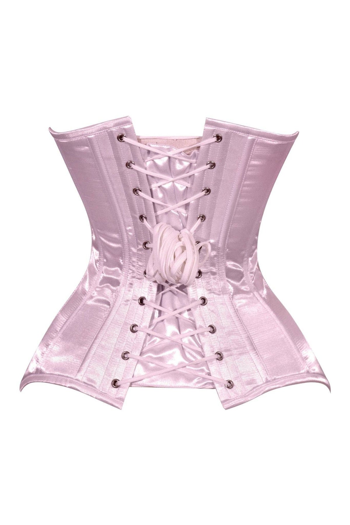 Pink Satin Corset