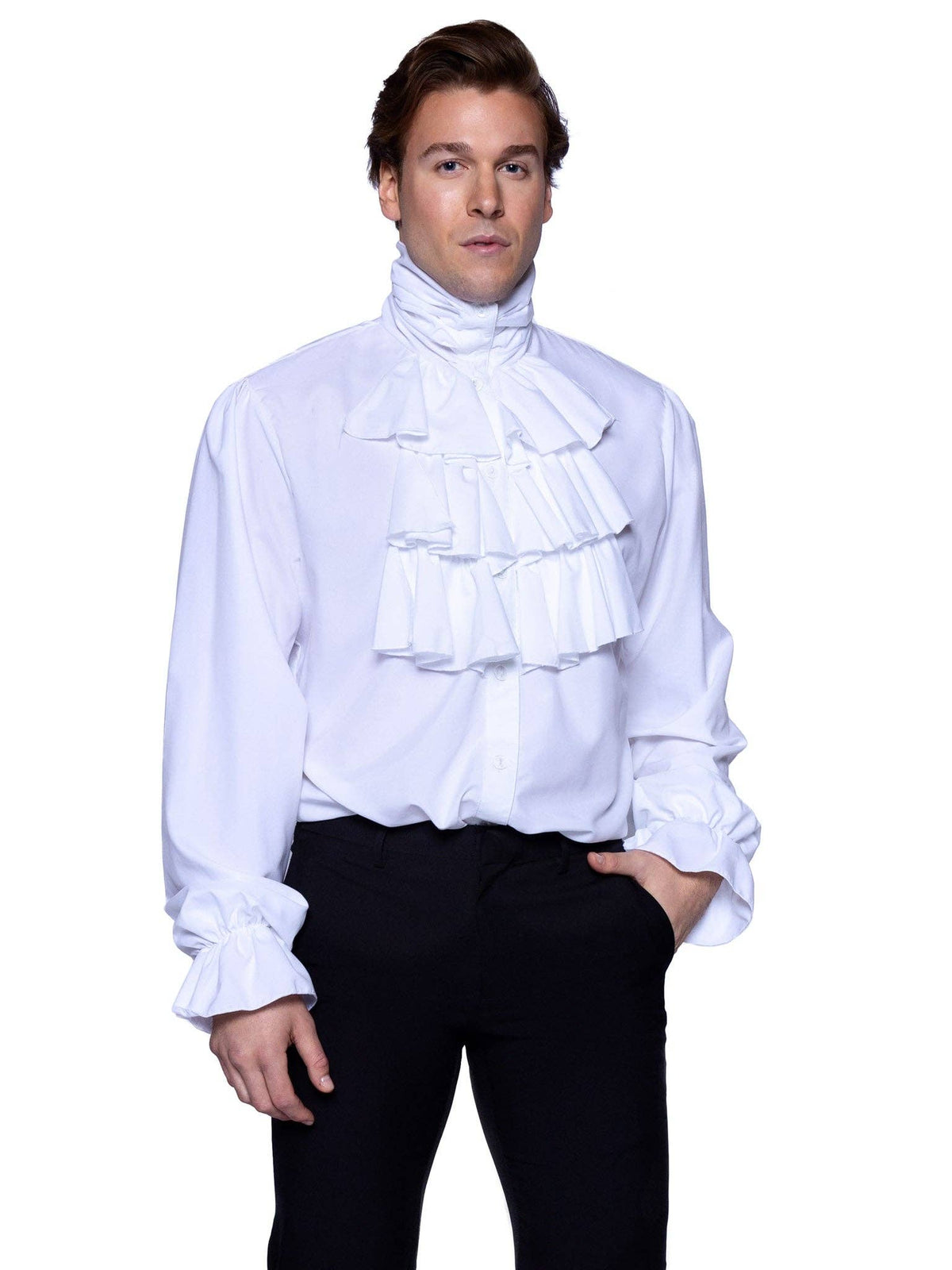 Men's Ruffle Front Shirt