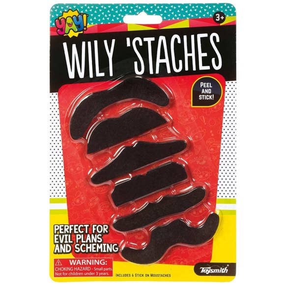 6 Piece Mustache Set