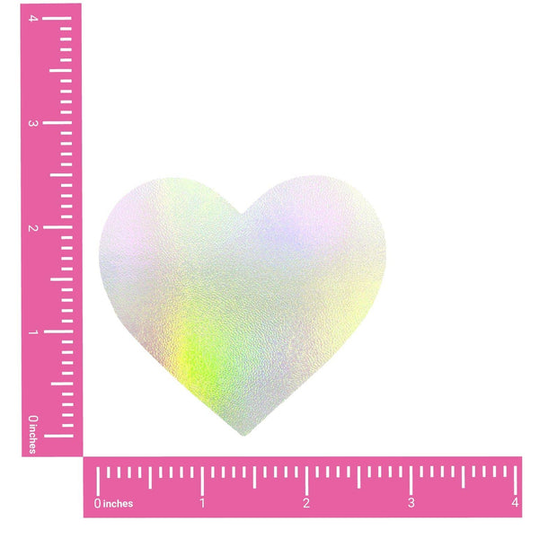 Care Bare Stare Holographic I Heart U Nipple Cover Pasties