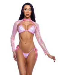 Holographic Fishnet Shrug