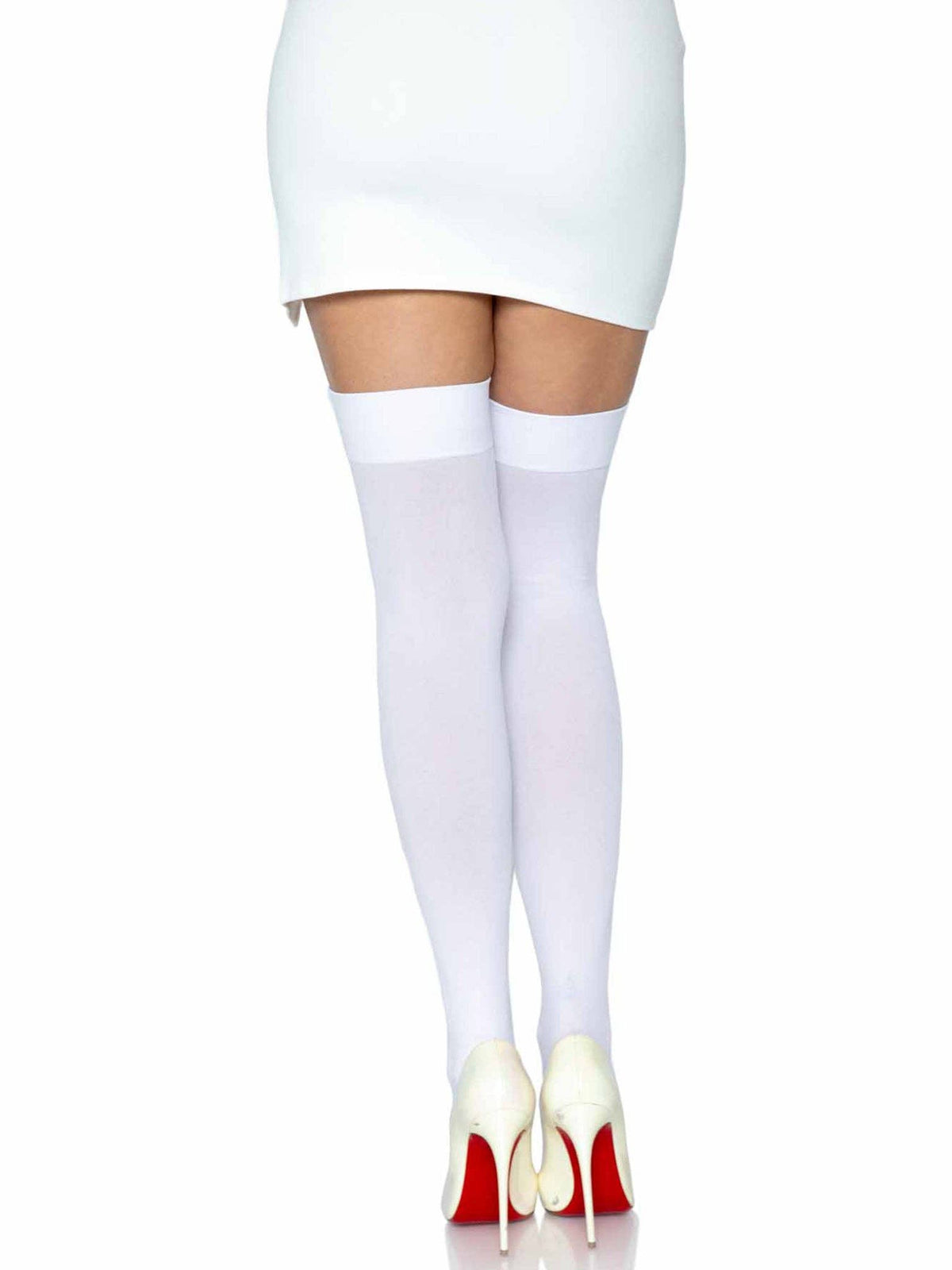 Luna Thigh High Stockings: Neon Pink / One Size