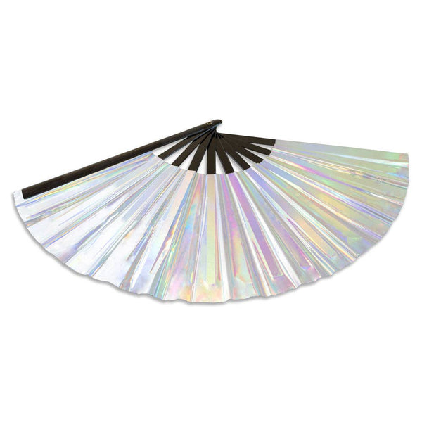 Metallic Silver X-Large Fan