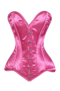 Hot Pink Satin Corset