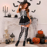 Crossbone Thigh Highs