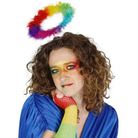 Marabou Feather Rainbow Halo
