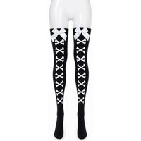 Crossbone Thigh Highs