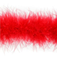 Marabou Feather Boa - Mediumweight - Red
