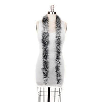 Marabou Feather Boa - Mediumweight - White/Black
