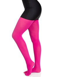 Ari Nylon Women's Tights: Neon Pink / One Size