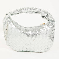 Basket Weave Hobo Handbag