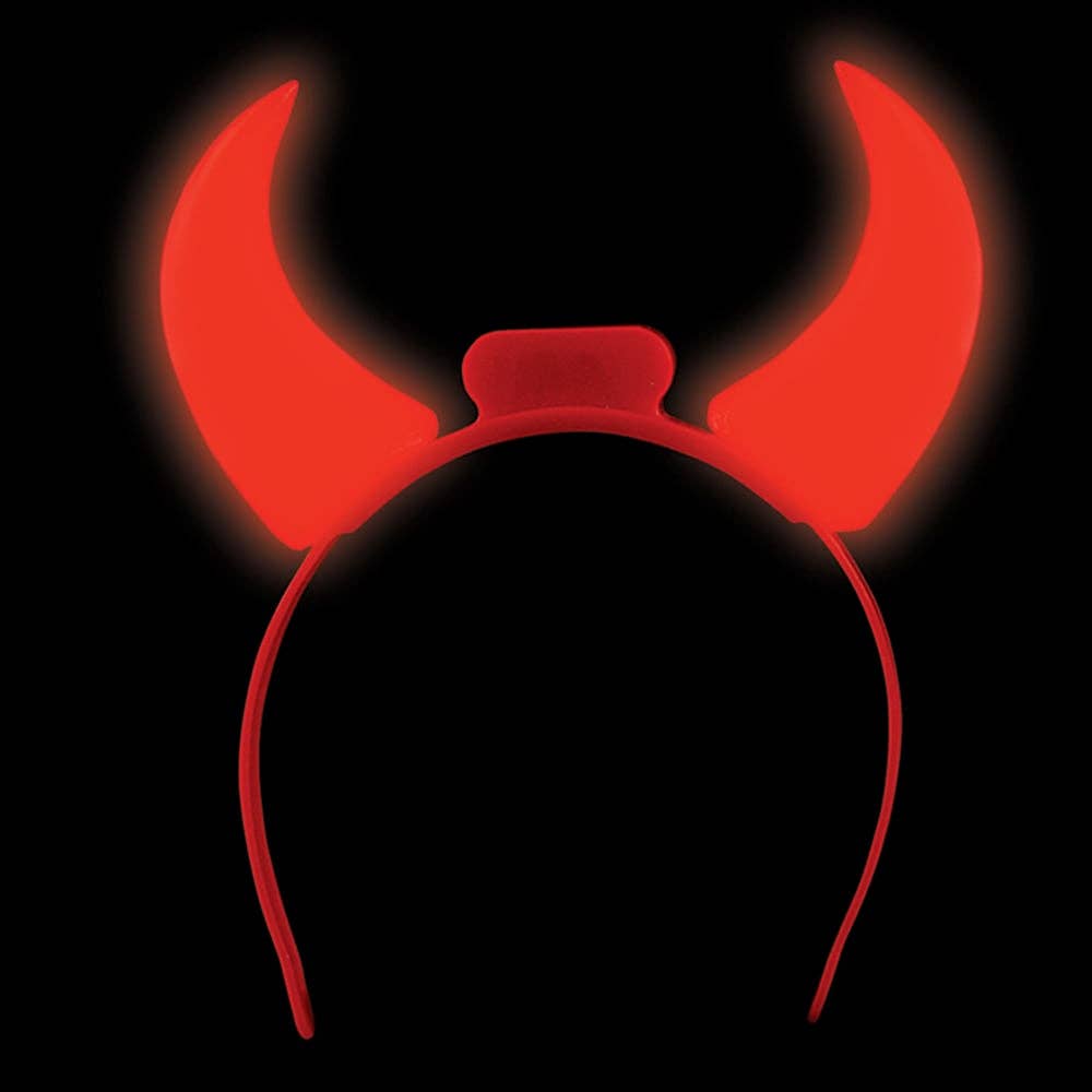 Red Devil Light Up Headband