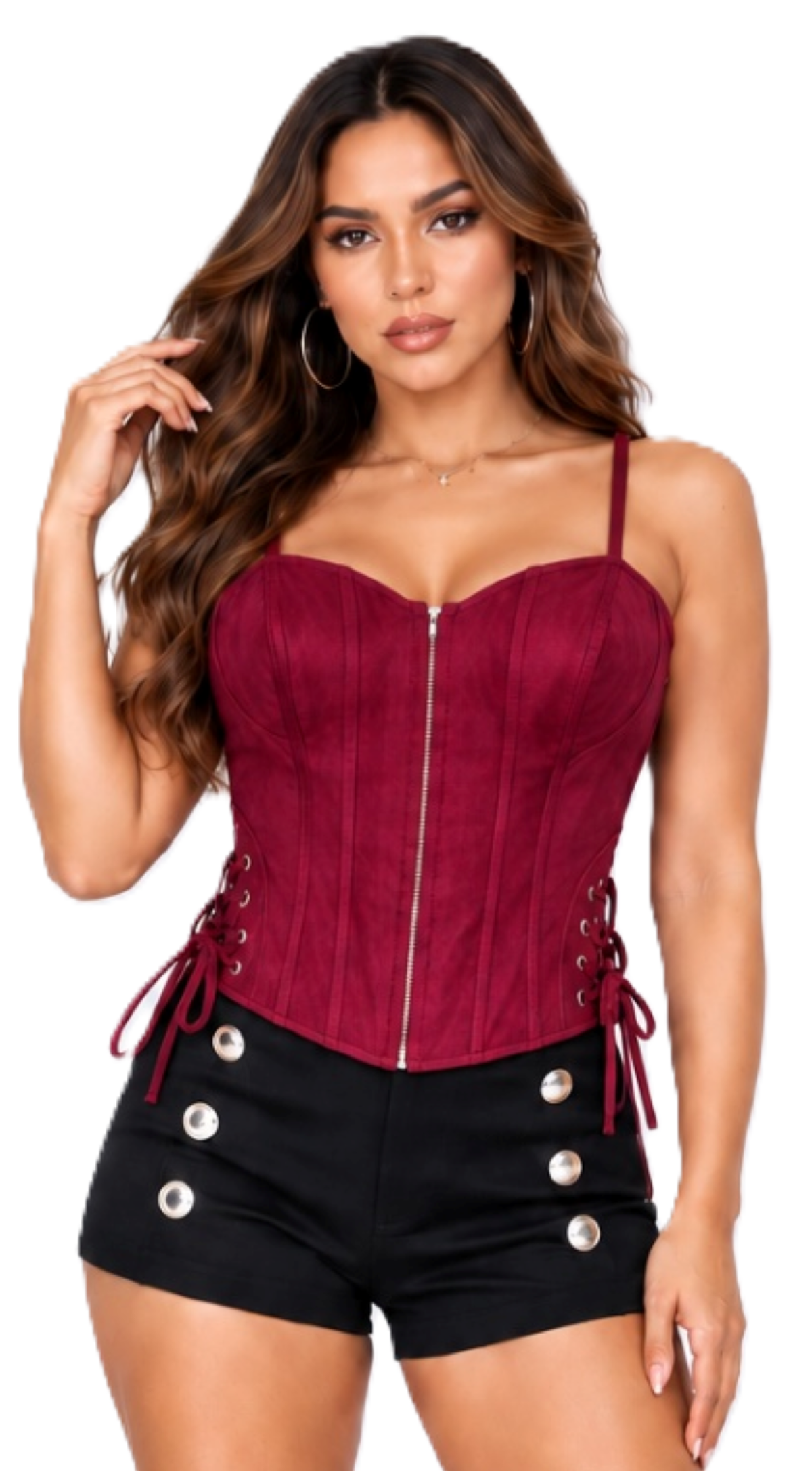 Sexy Suede Corset