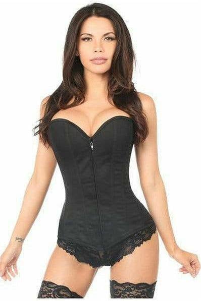 Black Cotton Corset