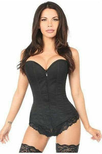 Black Cotton Corset