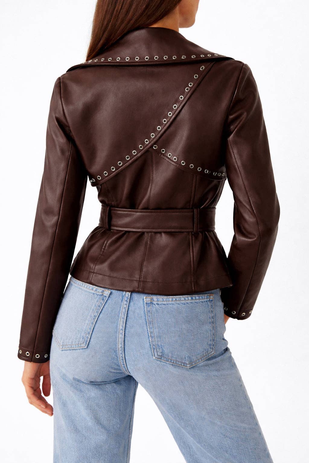 Leather Wrap Jacket