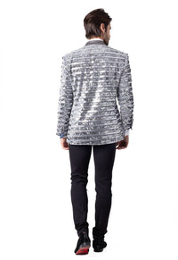 Shiny Sequin Blazer