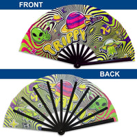 Trippy X-Large Hand Fan