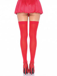 Luna Thigh High Stockings: White / One Size