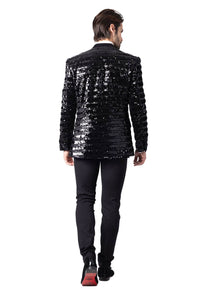 Shiny Sequin Blazer