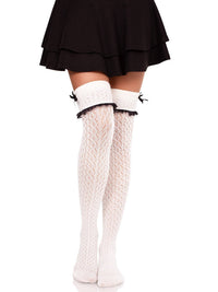 Sofia Crocheted Knee Socks