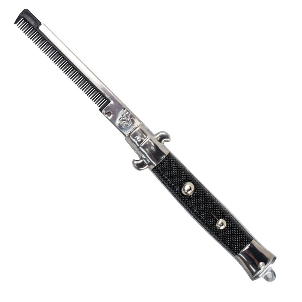 9" STAINLESS STEEL SWITCH-BLADE COMB LLB kids toys