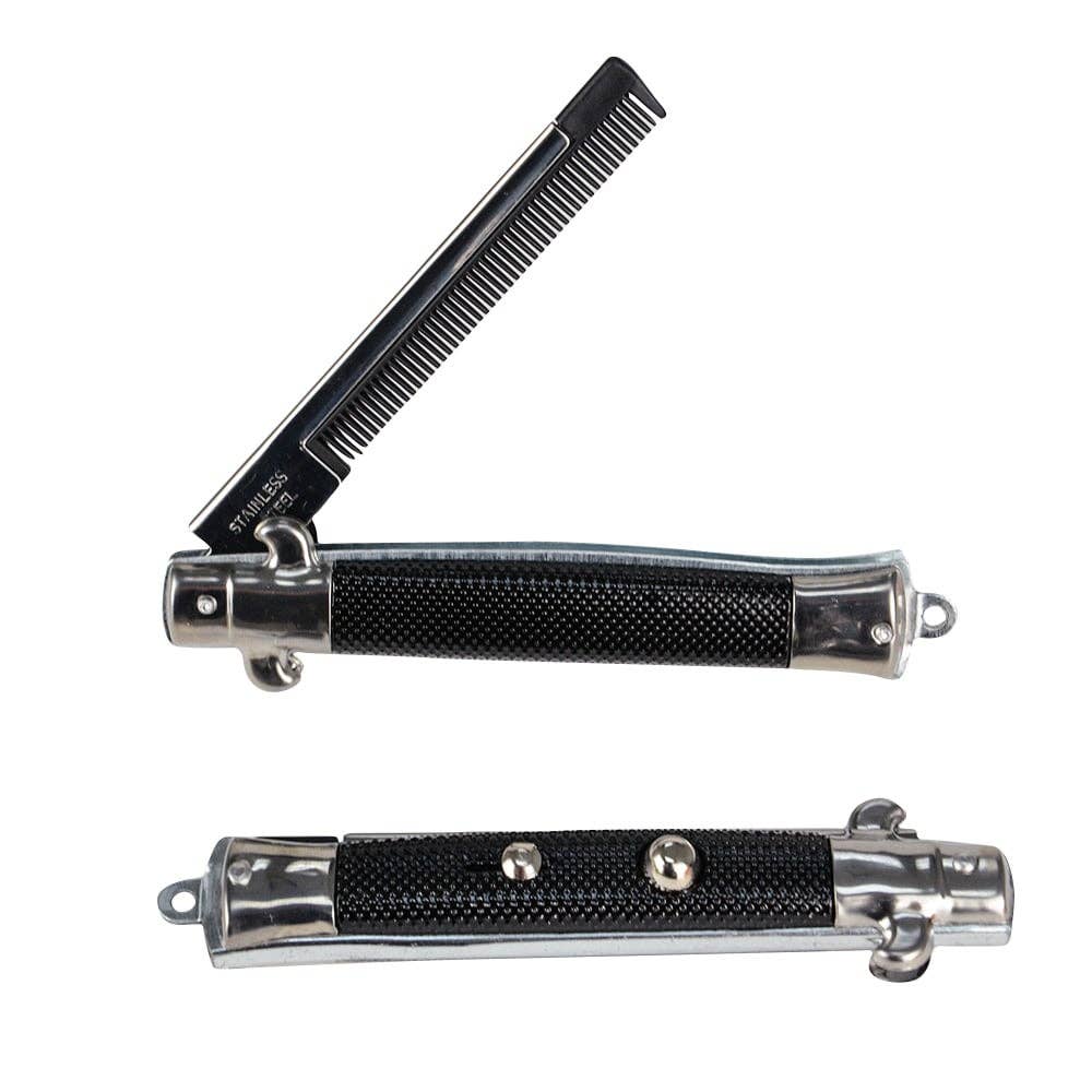 9" STAINLESS STEEL SWITCH-BLADE COMB LLB kids toys