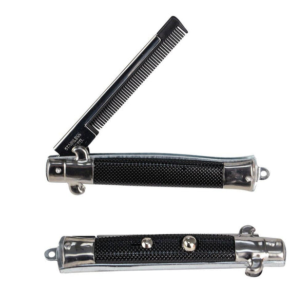9" STAINLESS STEEL SWITCH-BLADE COMB LLB kids toys