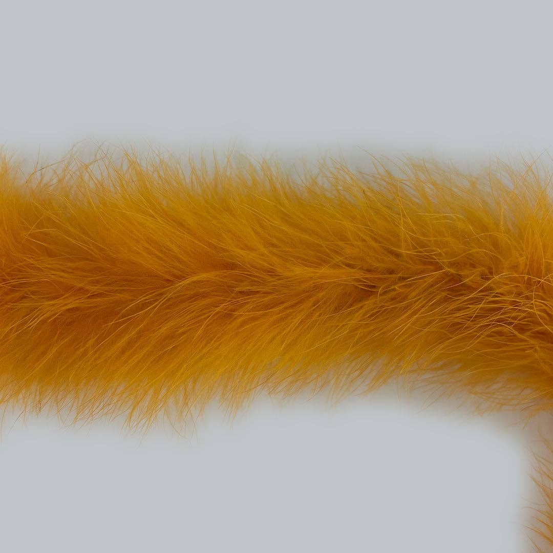 Full Marabou Feather Boa - Marigold